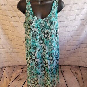 Sundazed Womens Quinn Snake Print Tank Cover up Dress